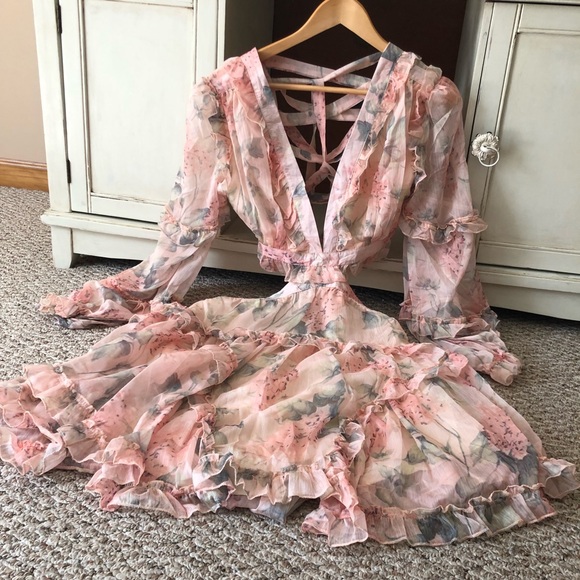 Ophelia Lace Up Dress - Picture 2 of 8